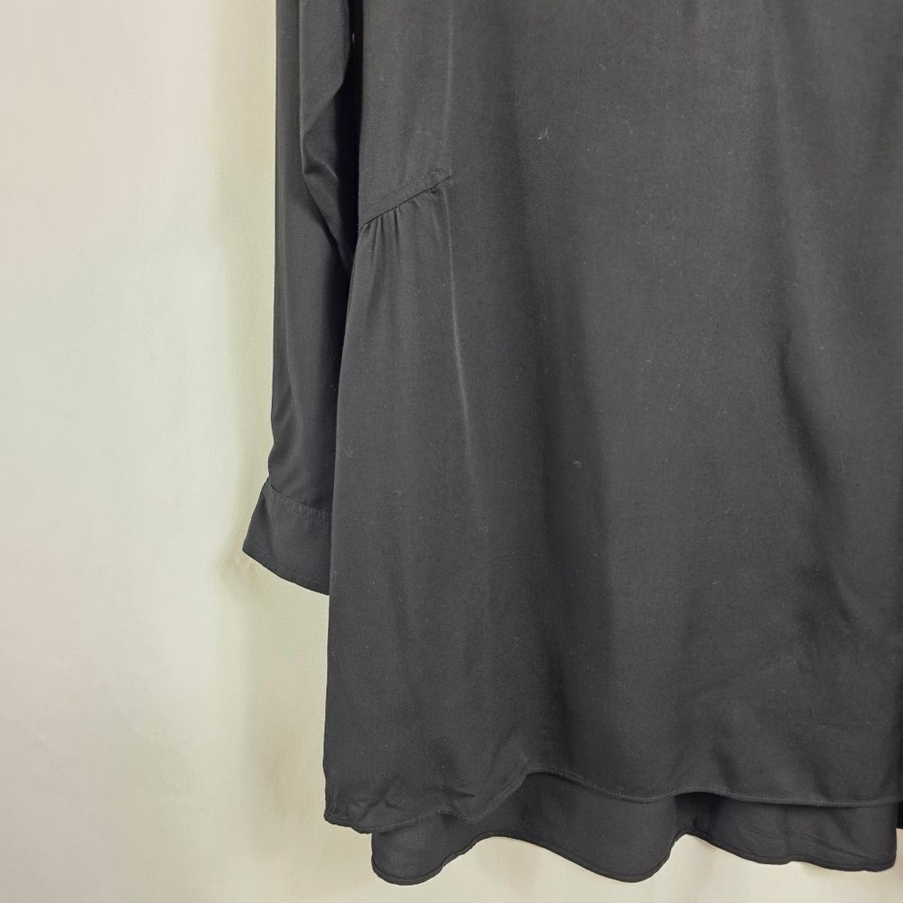 Aritzia Wilfred Free Long Sleeve Shirt Dress in Black - Size M - Picture 6 of 9